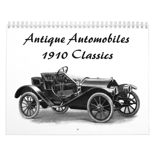 Antiek Automobielen - Klassieke automatische Desig Kalender (Hoes)