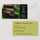  Antiek Automobielherstel Visitekaartje (Voorkant / Achterkant)