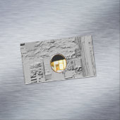 Antiek autospiegel met inscriptie magneet visiteka (Voorbeeld)