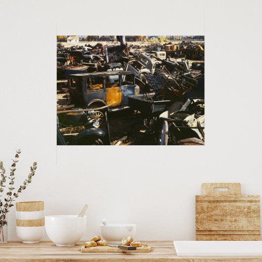 Antiek autowerf, 1942 poster (Keuken)