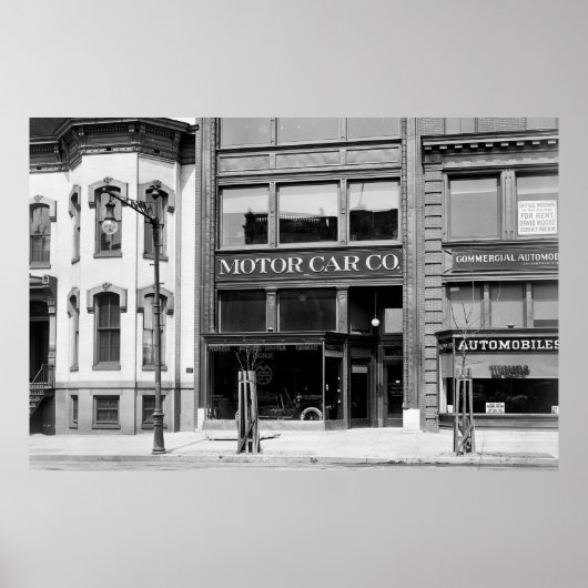 Antiek autowrak, begin jaren 1900 poster (Voorkant)