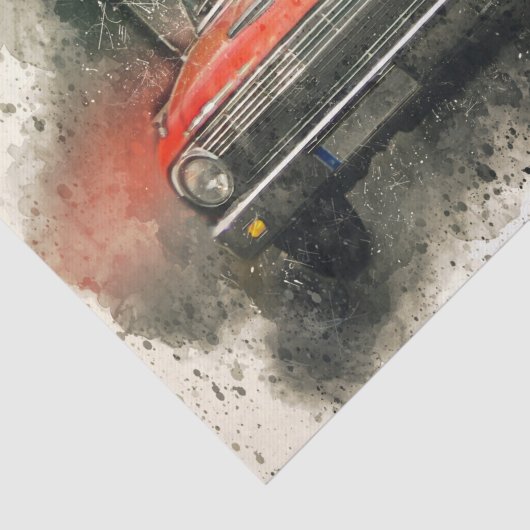  Antiek autowrak Tissuepapier (Detail)