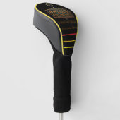 "Antiek avonturen Typografie Art Tijdloos - Golfheadcover (Schuin)