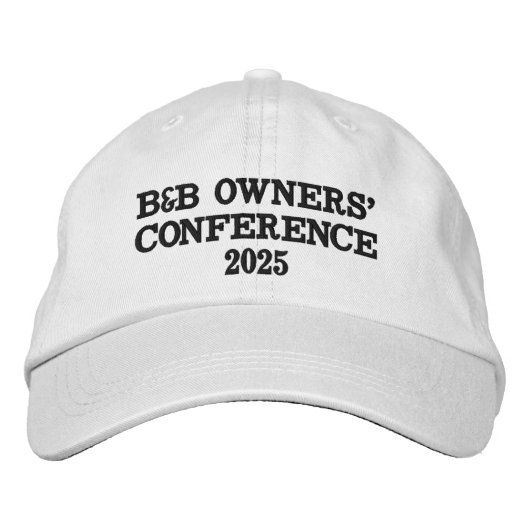 Antiek B&B-conferentie Geborduurde Pet (Voorkant)