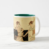  Antiek Bacchus Dionysus Party Tweekleurige Koffiemok (Voorkant rechts)