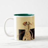  Antiek Bacchus Dionysus Party Tweekleurige Koffiemok (Links)