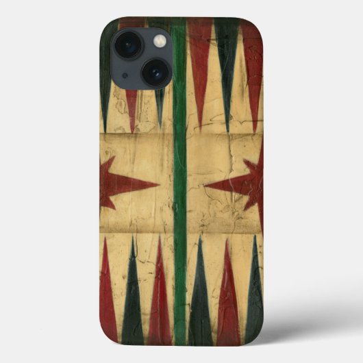 Antiek Backgammon Game Board van Ethan Harper Case-Mate iPhone Case (Achterkant)