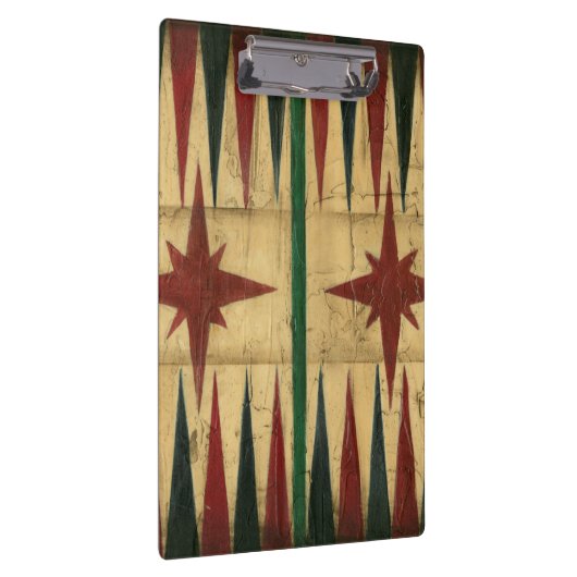 Antiek Backgammon Game Board van Ethan Harper Klembord (Rechts)