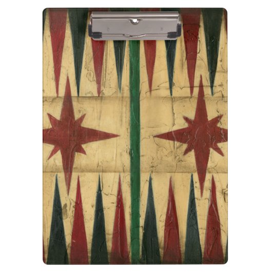 Antiek Backgammon Game Board van Ethan Harper Klembord (Voorkant)
