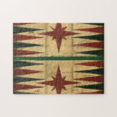 Antiek Backgammon Game Board van Ethan Harper Legpuzzel (Horizontaal)