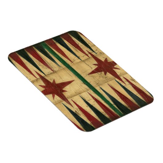 Antiek Backgammon Game Board van Ethan Harper Magneet (Rechterzijde)
