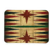 Antiek Backgammon Game Board van Ethan Harper Magneet (Horizontaal)