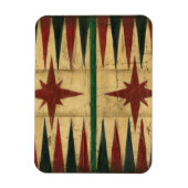 Antiek Backgammon Game Board van Ethan Harper Magneet (Verticaal)