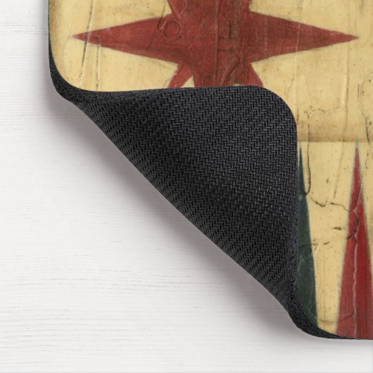 Antiek Backgammon Game Board van Ethan Harper Muismat (Hoek)