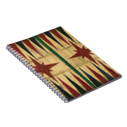 Antiek Backgammon Game Board van Ethan Harper Notitieboek (Rechterzijde)