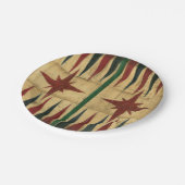 Antiek Backgammon Game Board van Ethan Harper Papieren Bordje (Gekanteld)