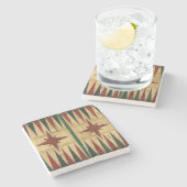 Antiek Backgammon Game Board van Ethan Harper Stenen Onderzetter (Zijkant)