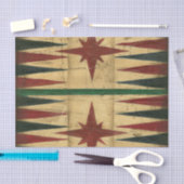 Antiek Backgammon Game Board van Ethan Harper Tissuepapier (Craft)