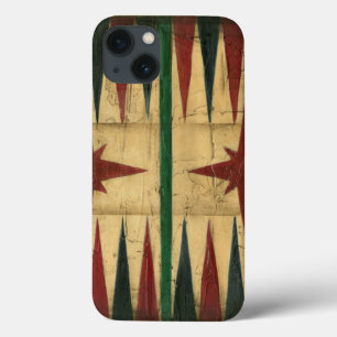 Antiek Backgammon Spelbord door Ethan Harper iPhone 13 Hoesje