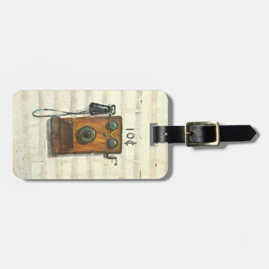 antiek bagagelabel (Voorkant horizontaal)