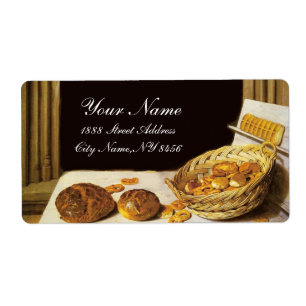 ANTIEK BAKER BAKERY BREAD SHOP ETIKET