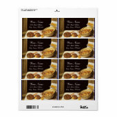 ANTIEK BAKER BAKERY BREAD SHOP ETIKET (Full Sheet)