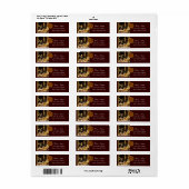 ANTIEK BAKER BAKERY BREAD SHOP WAX SEAL MONOGRAM ETIKET (Full Sheet)