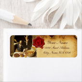 ANTIEK BAKER BAKERY BREAD SHOP WAX SEAL MONOGRAM ETIKET (Insitu)