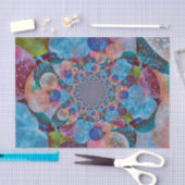  Antiek ballonnen Blauw roze Abstract deegsel Tissuepapier (Craft)