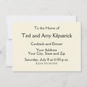 Antiek ballonvliegtuig kaart (Achterkant)