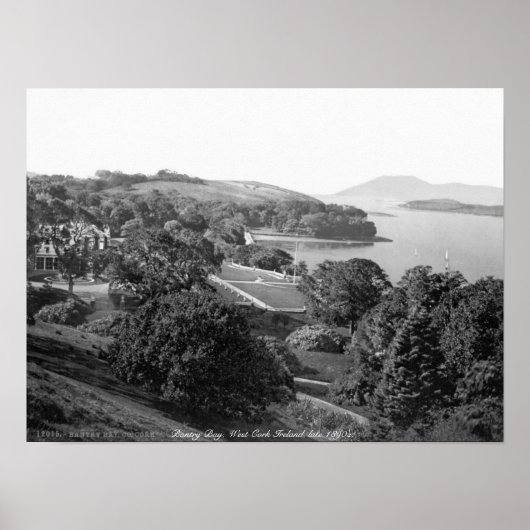 Antiek Bantry Bay, West Cork Ierland Poster (Voorkant)