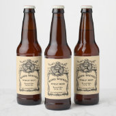 Antiek Baroque Rococo Harvested Wheat Bier Etiket (Flessen)
