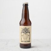 Antiek Baroque Rococo Harvested Wheat Bier Etiket (Voorkant)