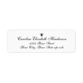  Antiek Bee Classic Script Retouradres Etiket