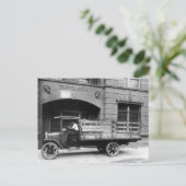 Antiek Beer Truck, jaren 20 Briefkaart (Staand voorkant)