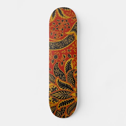 Antiek Behang India William Morris Persoonlijk Skateboard (Voorkant)