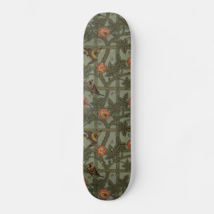 Antiek behang William Morris Skateboard