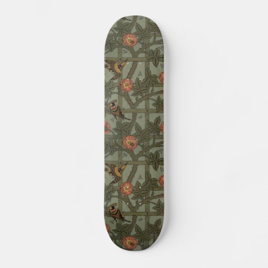 Antiek behang William Morris Skateboard (Voorkant)