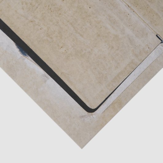 Antiek beige Black textuur ontkoppelen Tissuepapier (Detail)