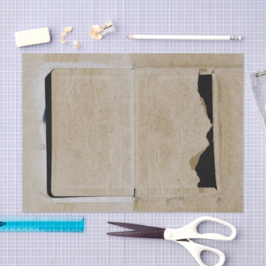  Antiek beige Black textuur ontkoppelen Tissuepapier (Craft)