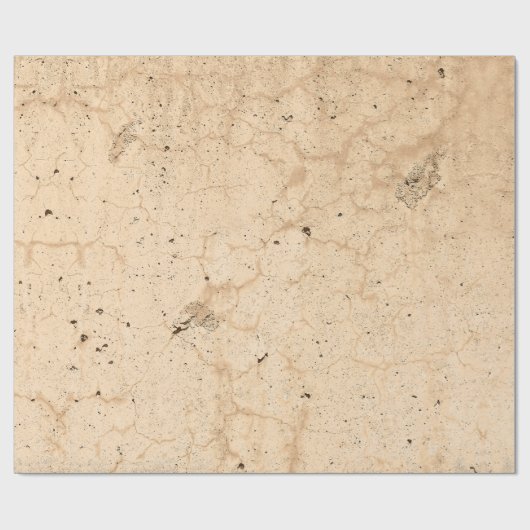  Antiek beige Land Farmhouse Grunge Cadeaupapier (Vlak)
