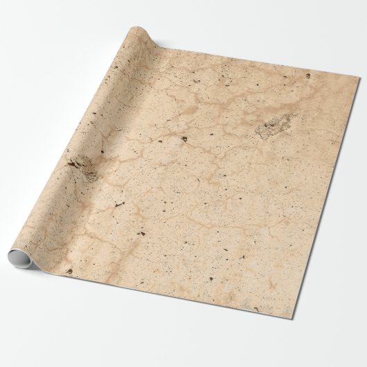  Antiek beige Land Farmhouse Grunge Cadeaupapier (Uitgerold)