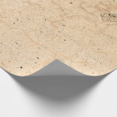  Antiek beige Land Farmhouse Grunge Cadeaupapier (Hoek)