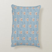 Antiek belettering Toile Bows gepersonaliseerd Accent Kussen (Achterkant (Verticaal))