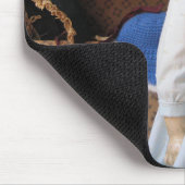 Antiek Belton Doll met Trousseau Mousepad Muismat (Hoek)