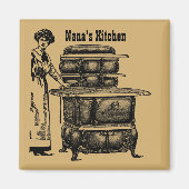 Antiek bereik Opslag Gepersonaliseerde Sjabloon Ov Magneet (Voorkant)