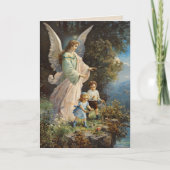 Antiek beschermengel kaart (Voorkant)