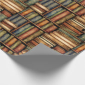 Antiek Bibliotheek Elegantie inpakpapier (Hoek)