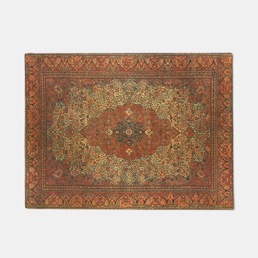 Antiek Bidjar Persian Rug Deurmat (Voorkant)