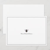 Antiek bij Classic Script Notitiekaartje (Voorkant / Achterkant)